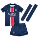 Paris Saint-Germain Joao Neves #87 Echipament de Fotbal Replică 2024-25 Copii Acasa (+ Șorturi)